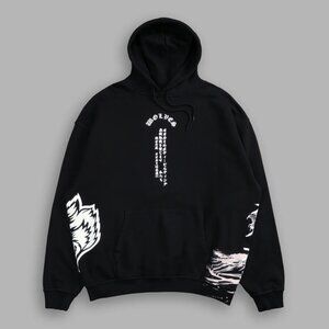 Darc Sport Samurai Courage "Side-By-Side" Bishop Hoodie in Black